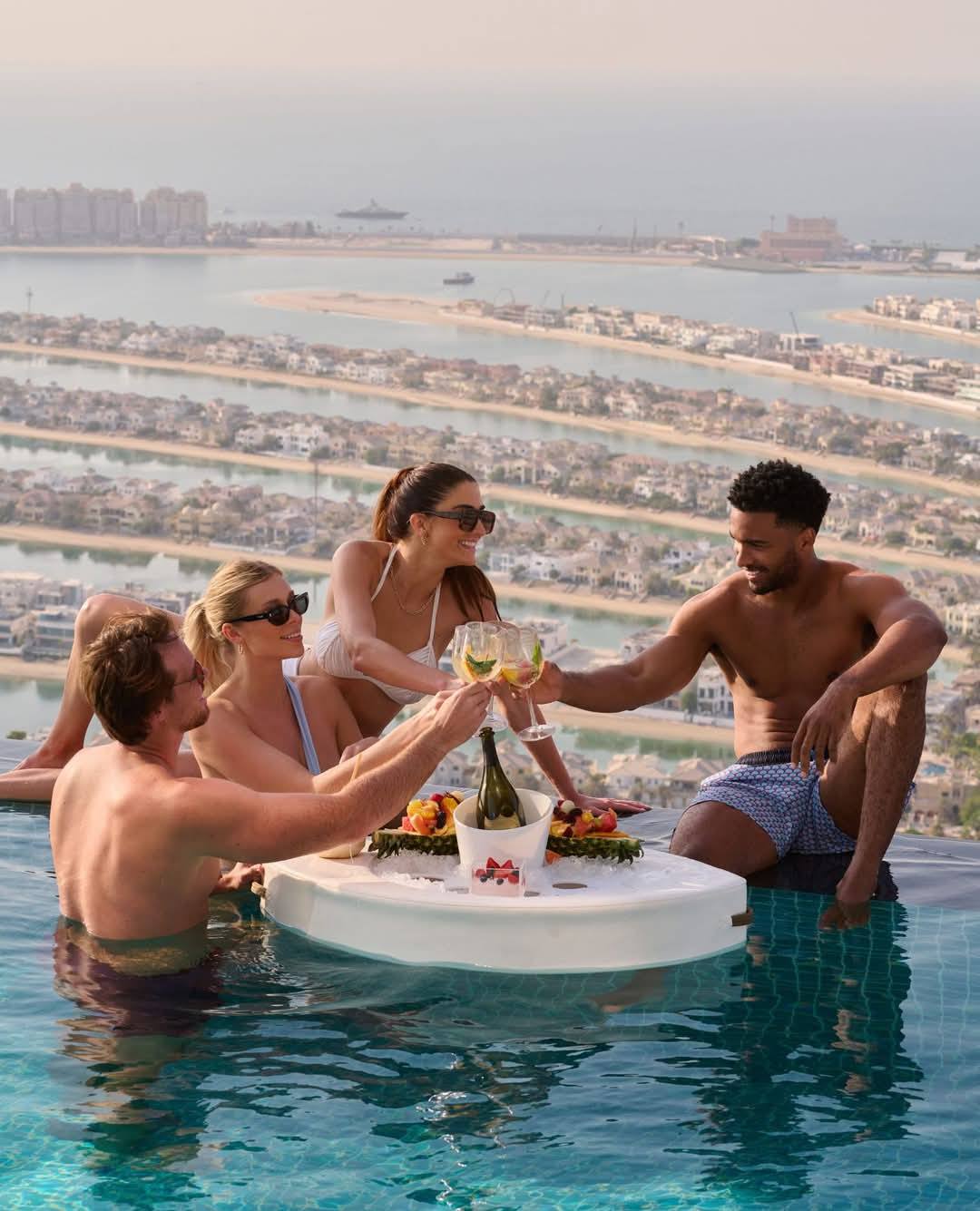 People enjoying Dubai